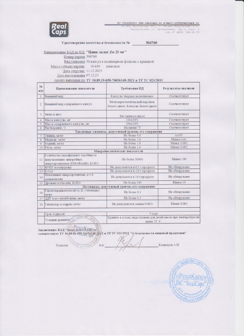 Паспорт №122023